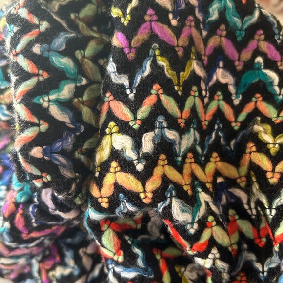 Ivy Jane SZS/M Multi Color Boxy Sweater Hand Knit Chunky Aesthetic Boho Festival - Picture 6 of 9